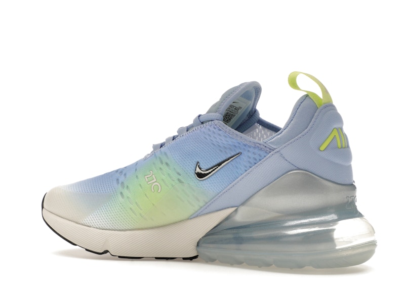 Nike Air Max 270 Aluminum Hydrangeas Light Lemon Twist Metallic Silver (Women's)