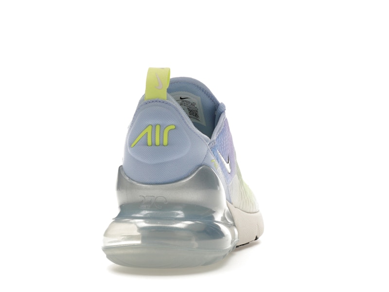 Nike Air Max 270 Aluminum Hydrangeas Light Lemon Twist Metallic Silver (Women's)