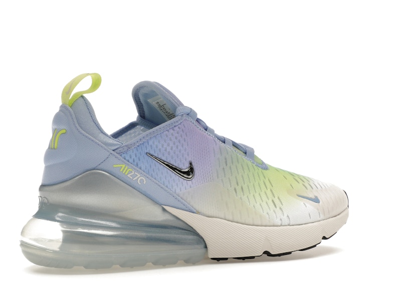 Nike Air Max 270 Aluminum Hydrangeas Light Lemon Twist Metallic Silver (Women's)