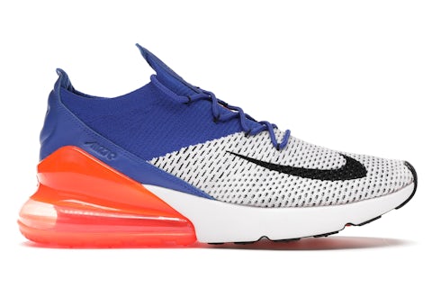 Nike Air Max 270 Flyknit Racer Blue Total Crimson Men's AO1023