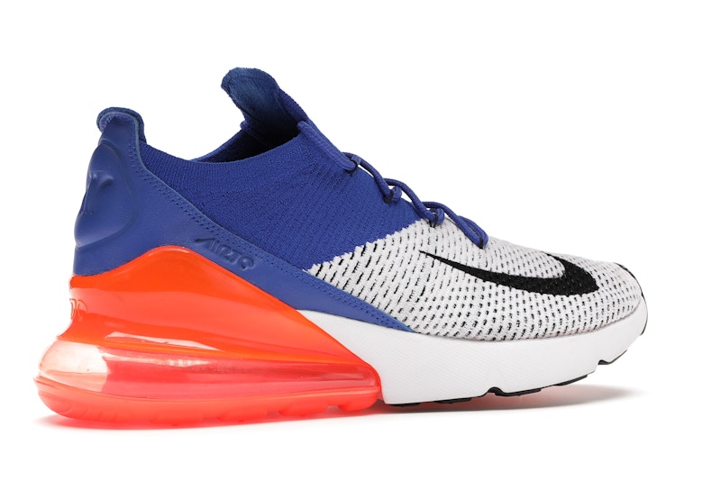 Nike air max 270 flyknit racer blue clearance