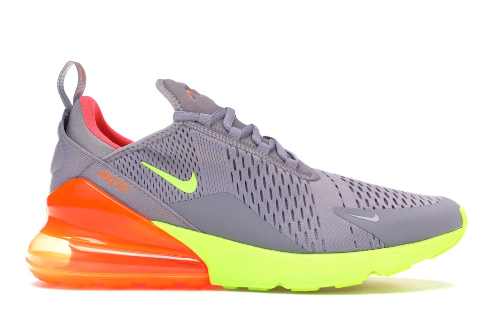 Nike Air Max 270 Grey Volt Orange - AH8050-012