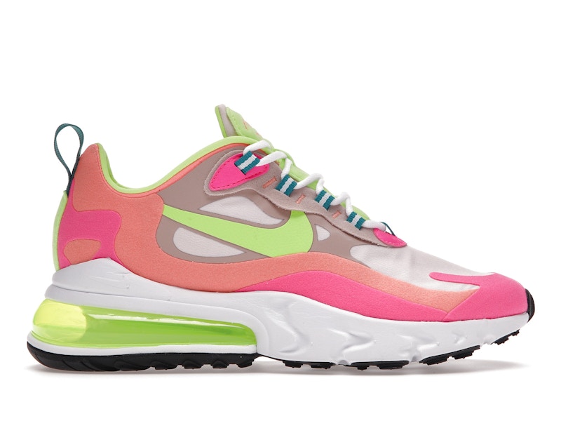 White and pink outlet air max 270 react