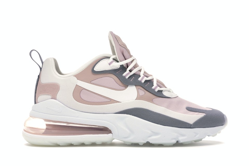 New Womens 12 Nike Air Max 270 React White Pink Foam Shoes MSRP