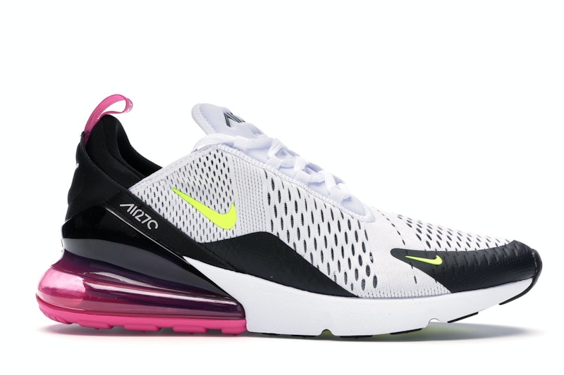 Nike Air Max 270 White Black Fuchsia Volt