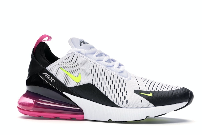 Nike Air Max 270 White Black Fuchsia Volt