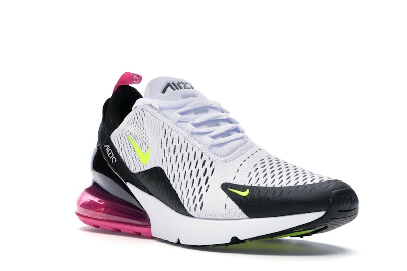 Nike Air Max 270 White Black Fuchsia Volt