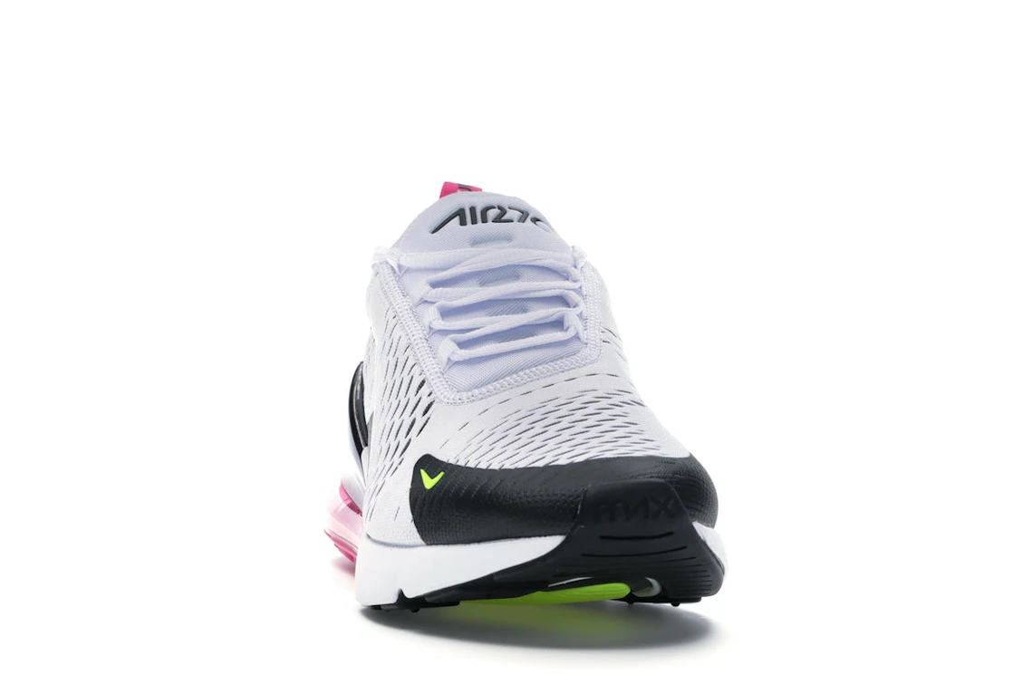 Nike Air Max 270 White Black Fuchsia Volt