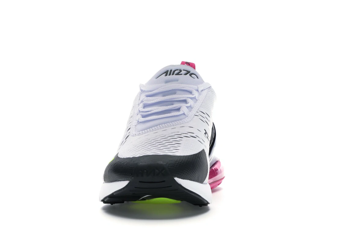 Nike Air Max 270 White Black Fuchsia Volt