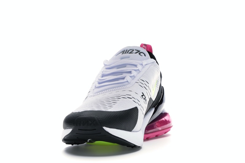 Nike Air Max 270 White Black Fuchsia Volt