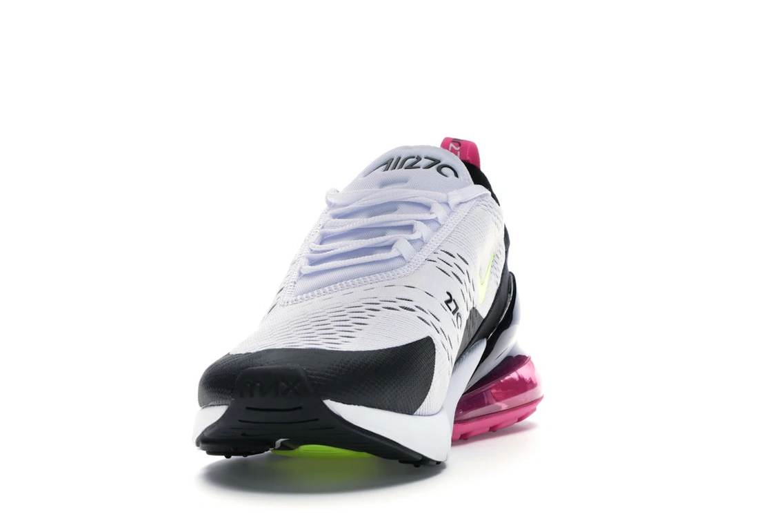 Nike Air Max 270 White Black Fuchsia Volt