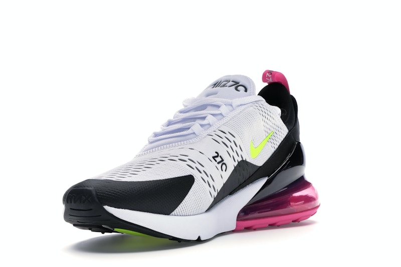 Nike Air Max 270 White Black Fuchsia Volt