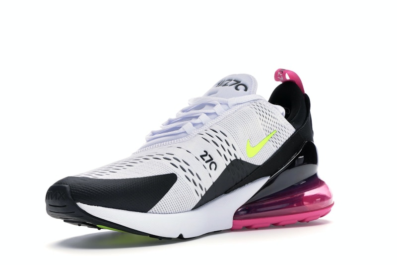 Nike Air Max 270 White Black Fuchsia Volt