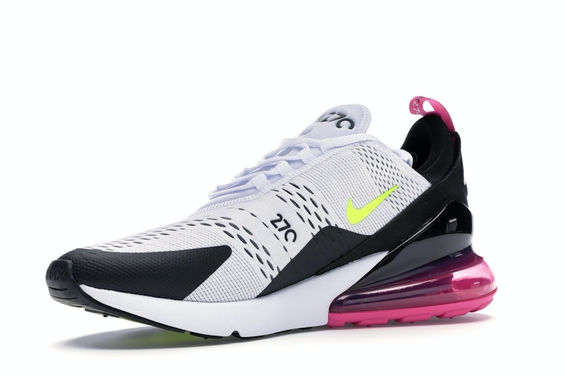 Nike Air Max 270 White Black Fuchsia Volt