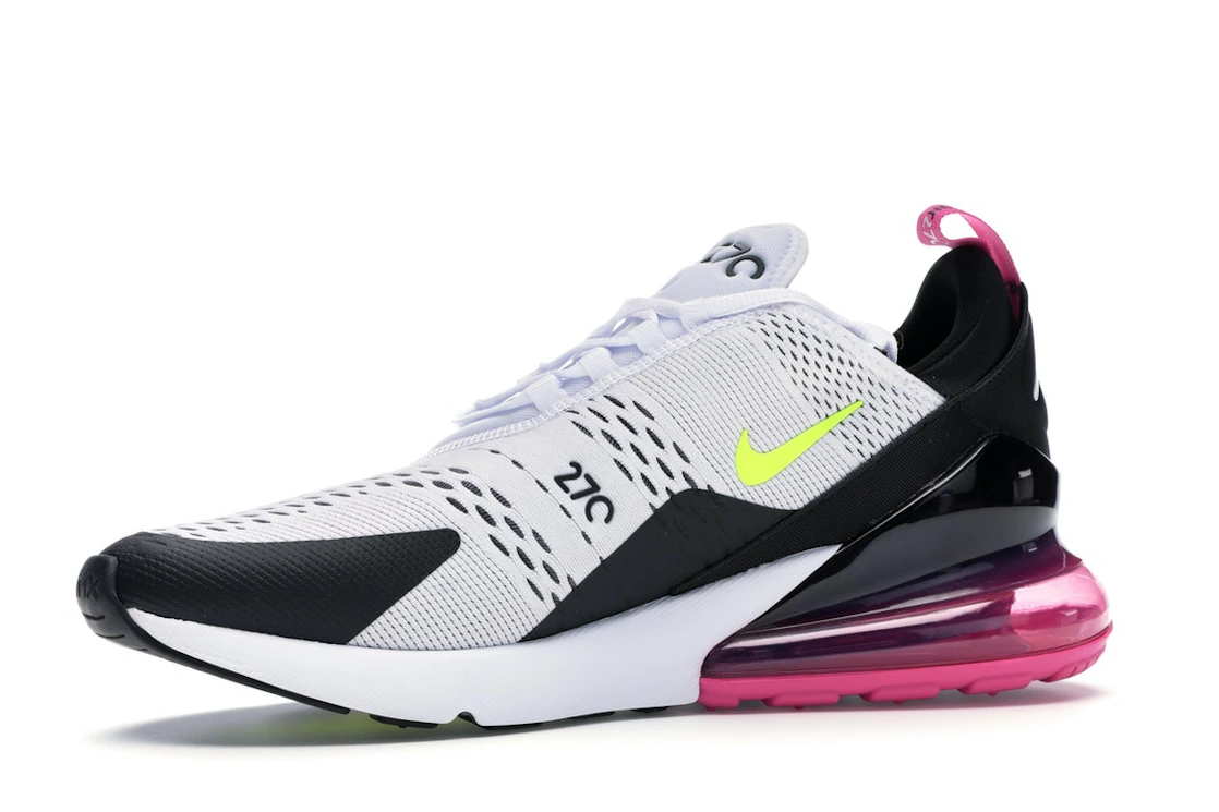 Nike Air Max 270 White Black Fuchsia Volt