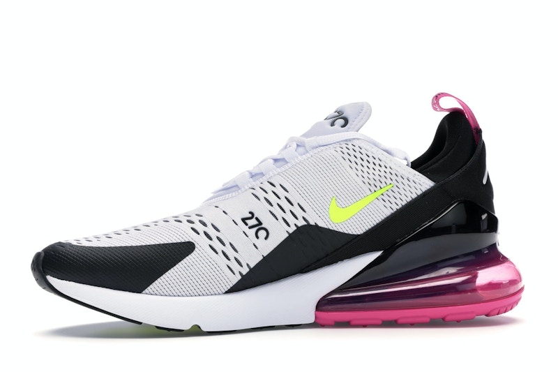Nike Air Max 270 White Black Fuchsia Volt