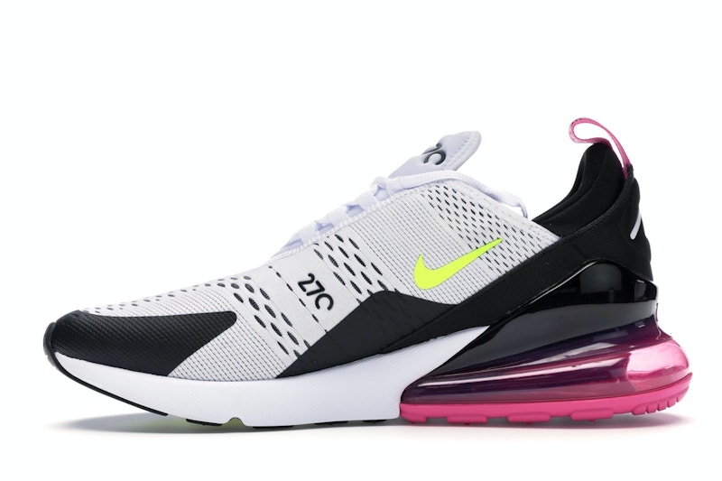 Nike Air Max 270 White Black Fuchsia Volt