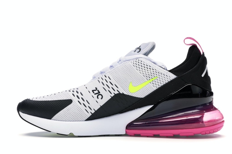 Nike Air Max 270 White Black Fuchsia Volt