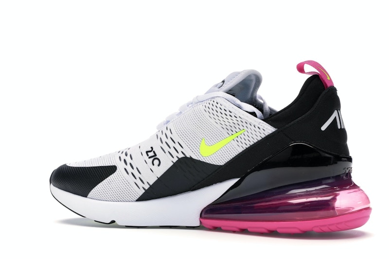 Nike Air Max 270 White Black Fuchsia Volt