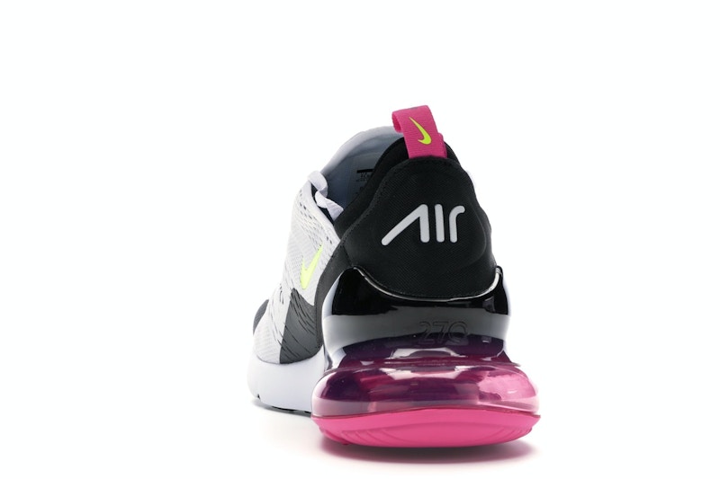 Nike Air Max 270 White Black Fuchsia Volt