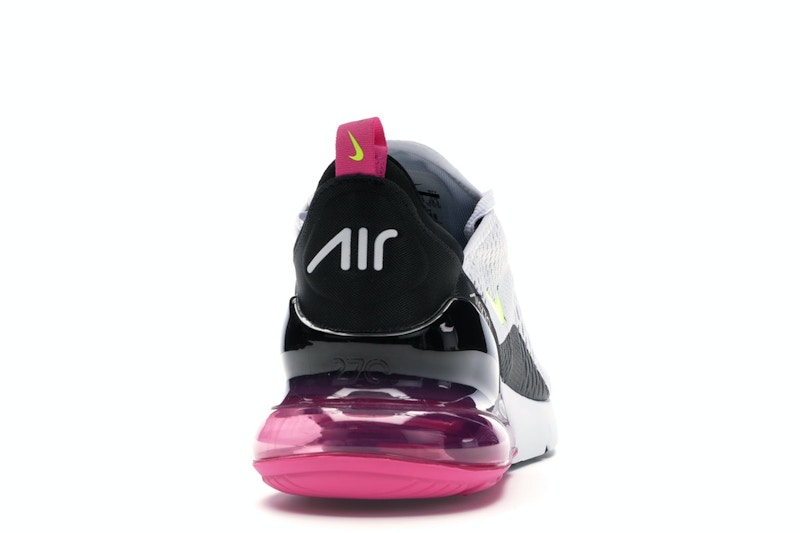 Nike Air Max 270 White Black Fuchsia Volt