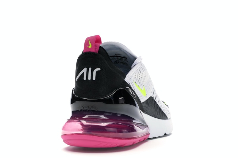 Nike Air Max 270 White Black Fuchsia Volt