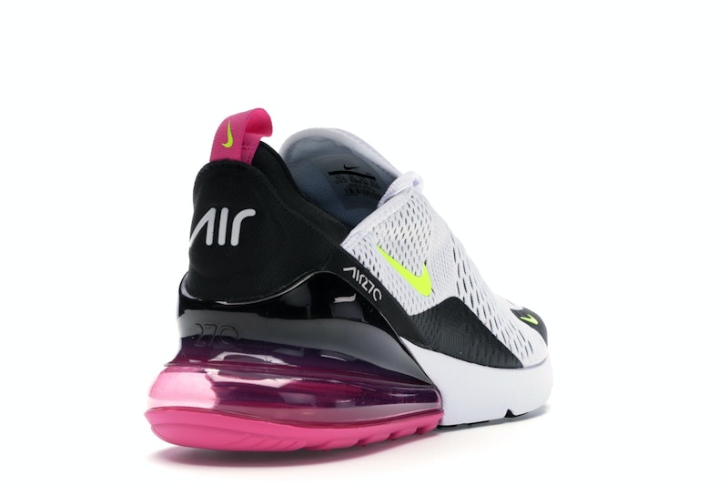Nike Air Max 270 White Black Fuchsia Volt