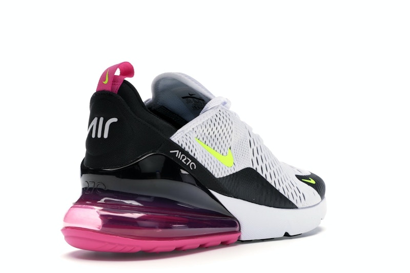 Nike Air Max 270 White Black Fuchsia Volt