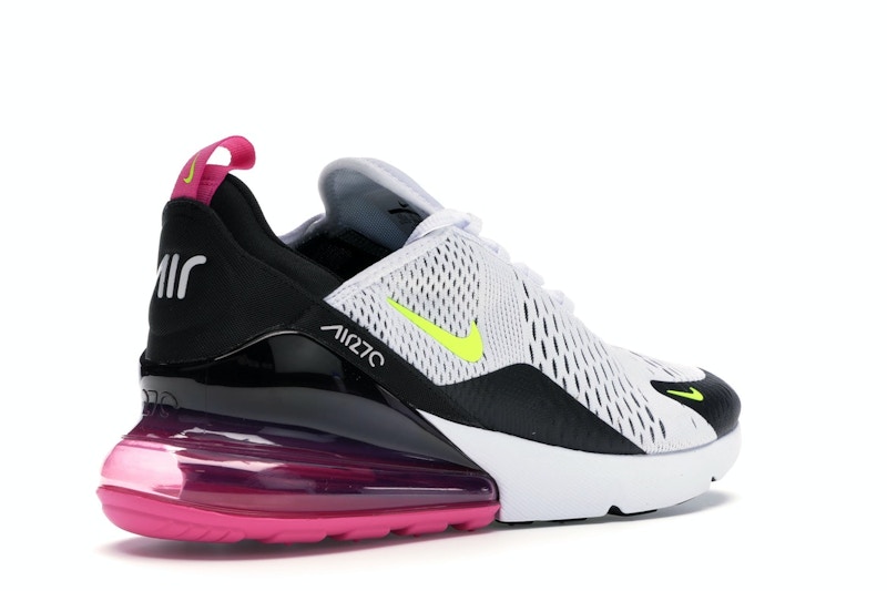 Nike Air Max 270 White Black Fuchsia Volt