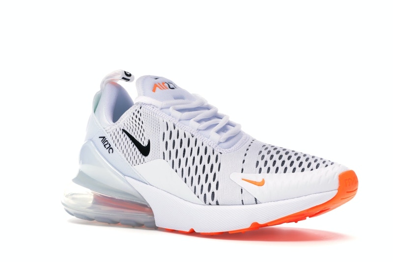 nike 270 white total orange