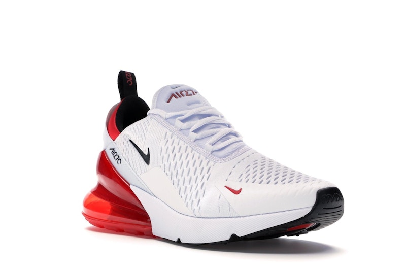 Nike air max 270 black and red and white Clearance