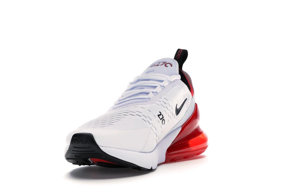 Nike Air Max 270 White Black University Red