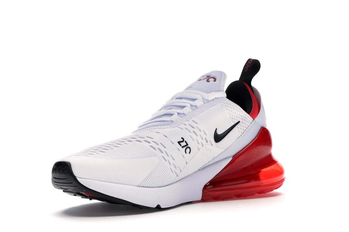 Nike Air Max 270 White Black University Red