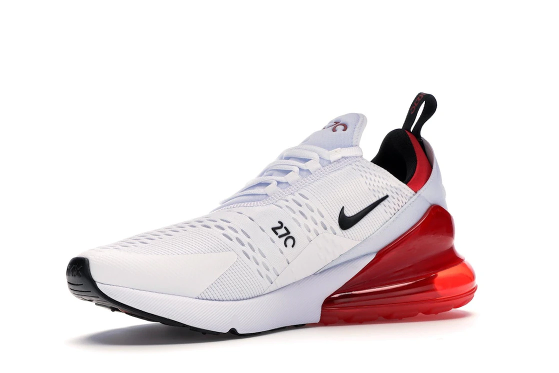 Nike Air Max 270 White Black University Red