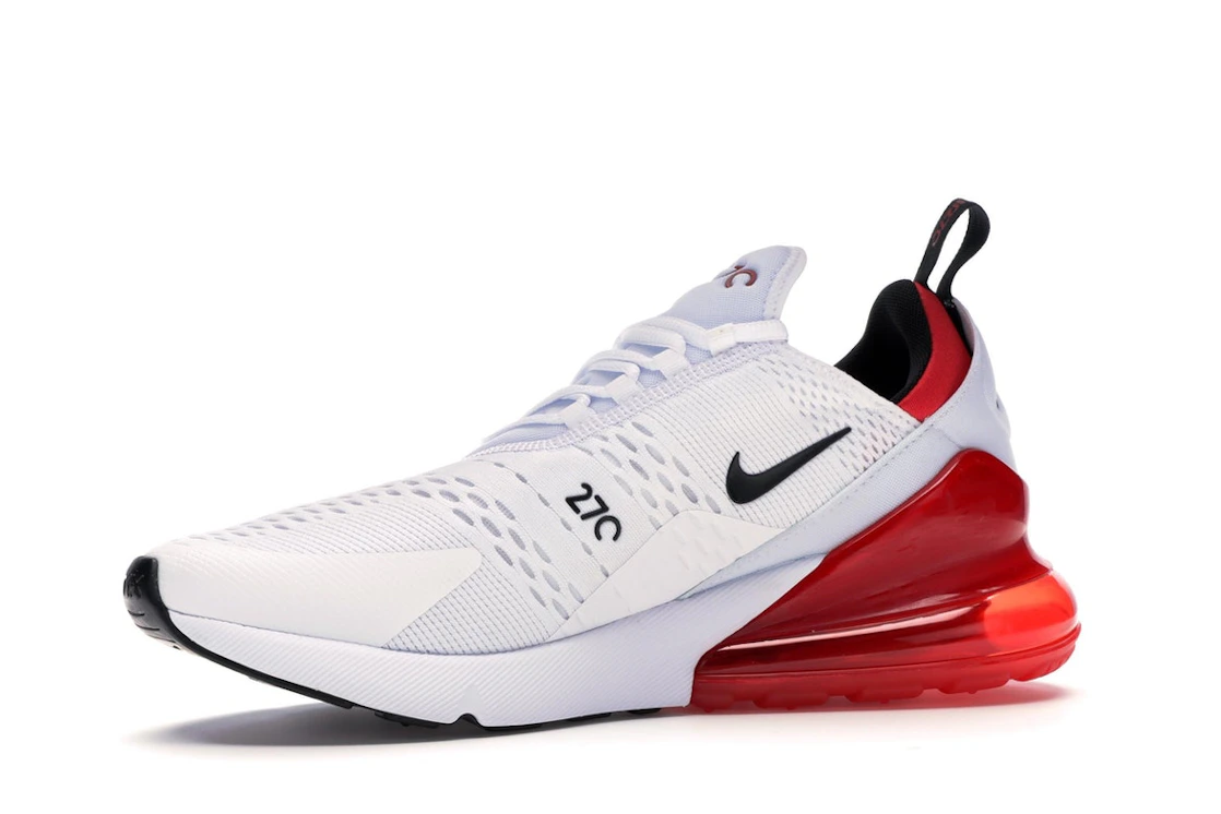 Nike Air Max 270 White Black University Red