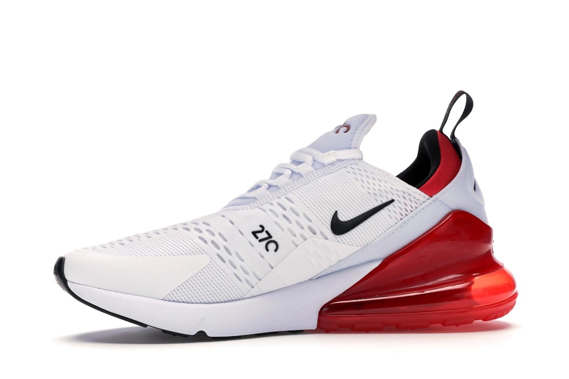 Nike Air Max 270 White Black University Red