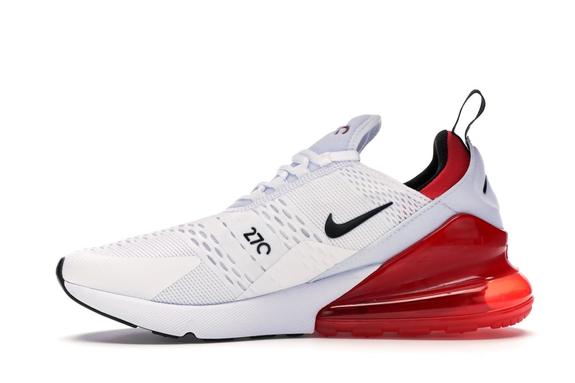 Nike Air Max 270 White Black University Red