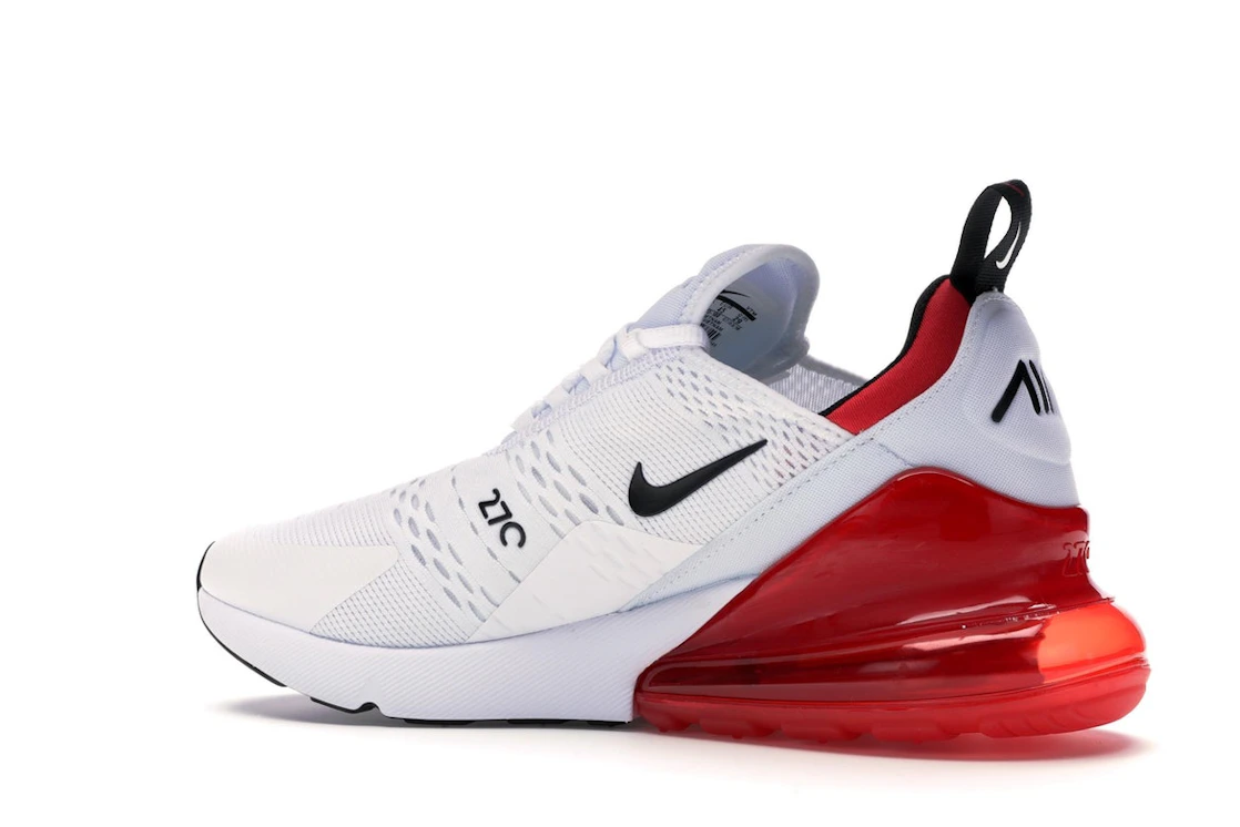 Nike Air Max 270 White Black University Red