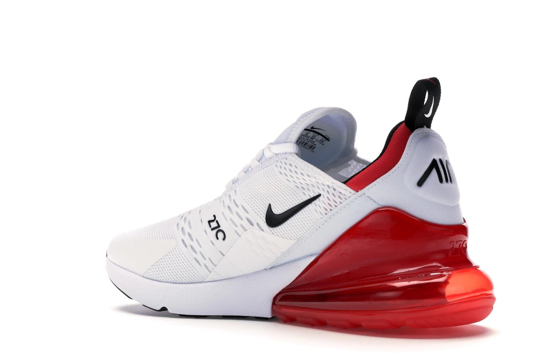 Nike Air Max 270 White Black University Red