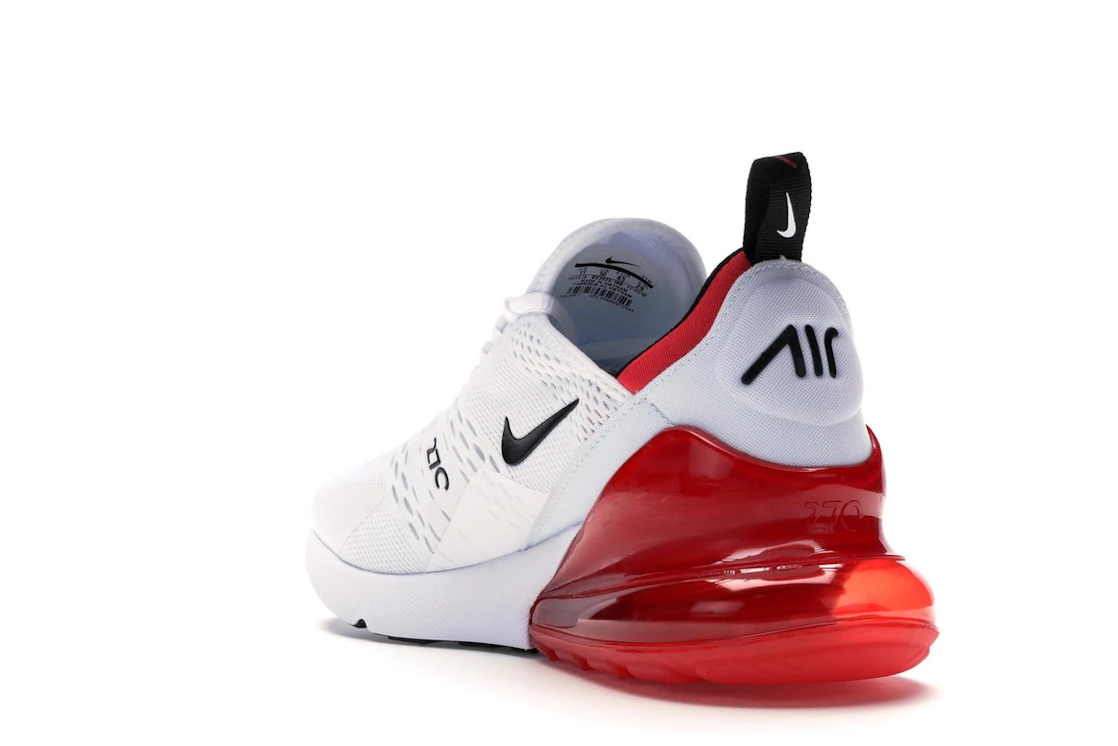 Nike Air Max 270 White Black University Red