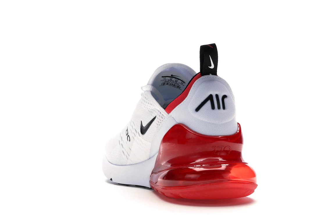 Nike Air Max 270 White Black University Red