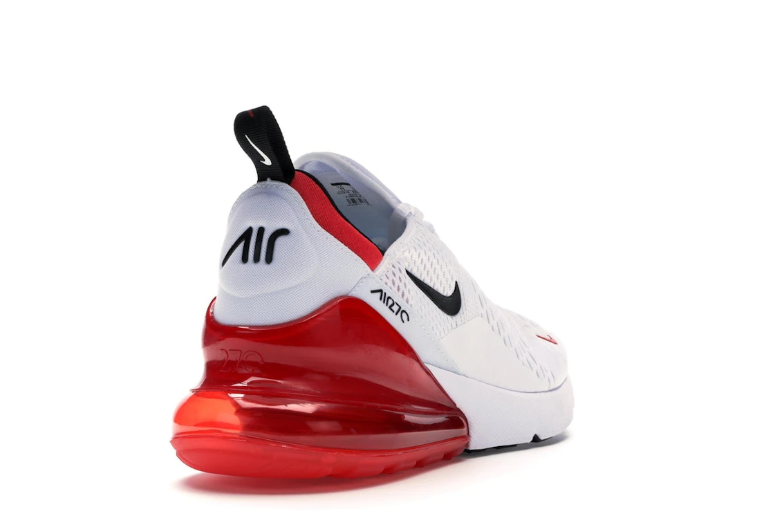 Nike Air Max 270 White Black University Red