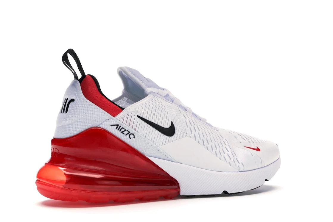 Nike Air Max 270 White Black University Red