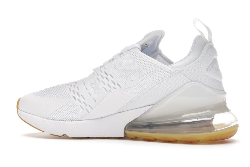 Air max 270 white with gum bottom Clearance
