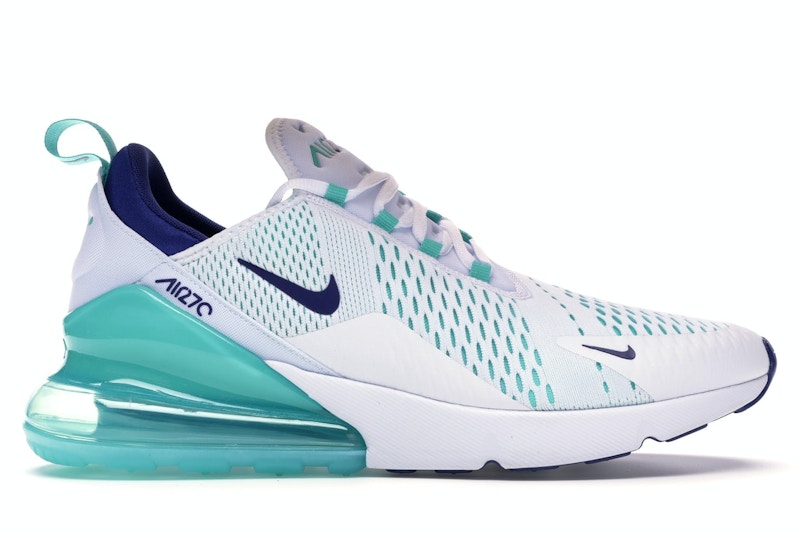 270 nike blau weiß hot sale