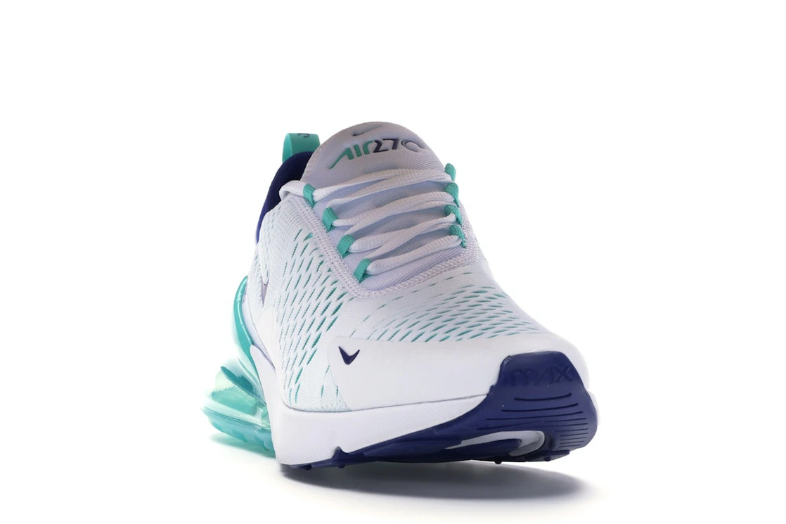Nike Air Max 270 White Hyper Jade Deep Royal Blue