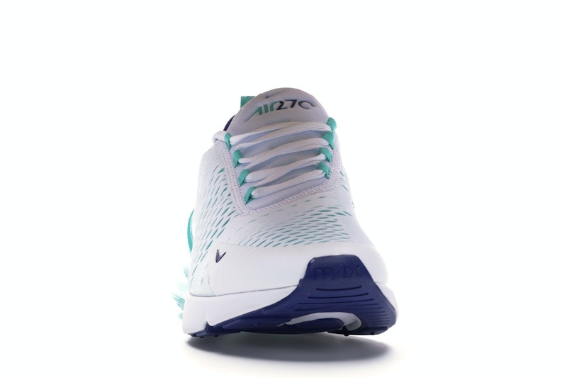 Nike Air Max 270 White Hyper Jade Deep Royal Blue