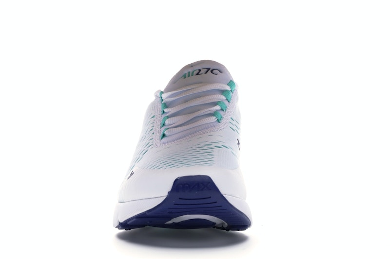 Nike Air Max 270 White Hyper Jade Deep Royal Blue