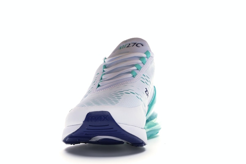 Nike Air Max 270 White Hyper Jade Deep Royal Blue