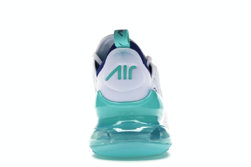 Nike Air Max 270 White Hyper Jade Deep Royal Blue